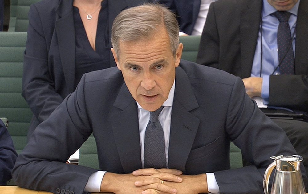 Mark Carney, the Governor of the Bank of England, speaks to the Houses of Parliament's Treasury Committee, in London September 4, 2018. u00e2u20acu201d Reuters pic
