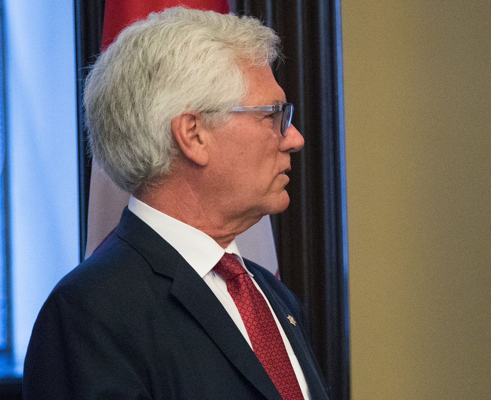 Canadian Minister of International Trade Jim Carr in an Ottawa meeting September 17, 2018. u00e2u20acu201d AFP pic