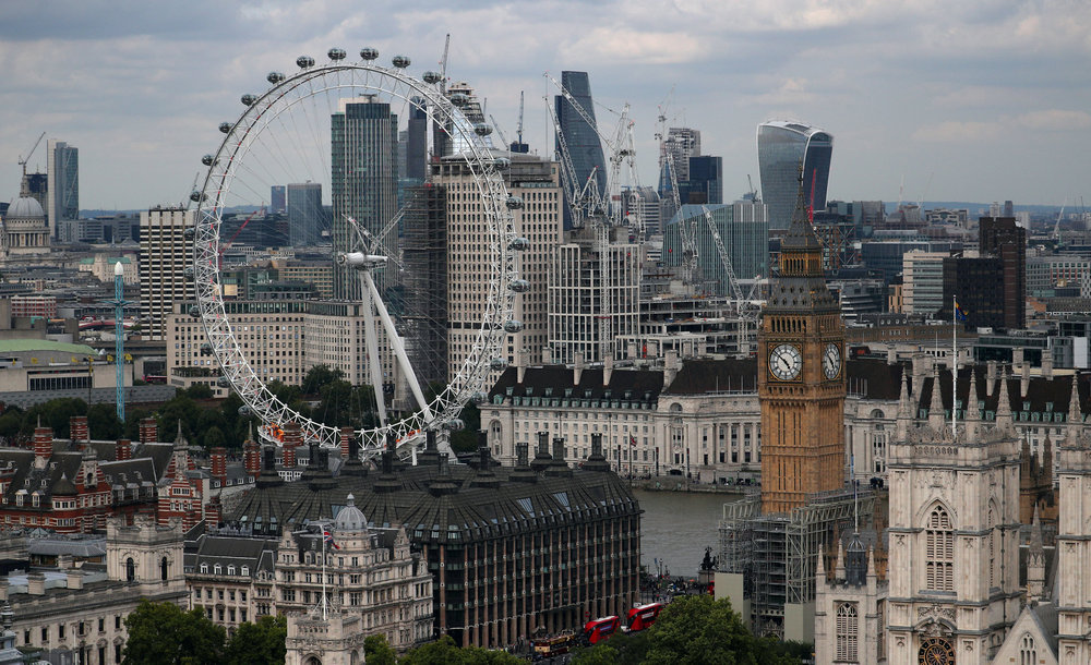 The City of London financial district is seen from the Broadway development site in central London August 23, 2017. u00e2u20acu201d Reuters pic