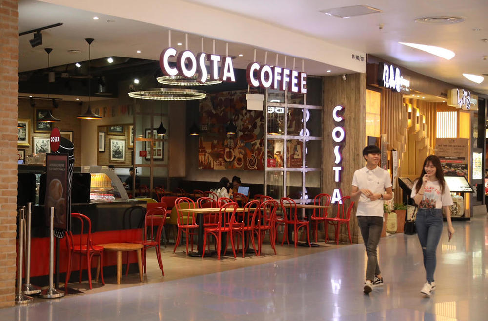 Over a period of more than three months, British coffee chain Costa Coffee has closed six outlets in Singapore, with its two remaining branches to bow out in the next fortnight. u00e2u20acu201d TODAY pic