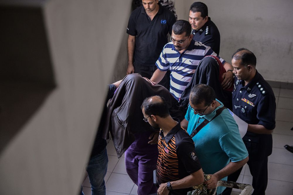 Police detained the two stepsons of late Cradle Fund chief executive Nazrin Hassan in connection with his fiery death in June. u00e2u20acu2022 Picture by Mukhriz Hazim