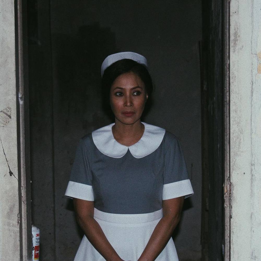 Fauziah stars in upcoming horror telemovie 'Korban Penunggu Hospital.' u00e2u20acu2022 Picture courtesy of Instagram/msdigitalstudio