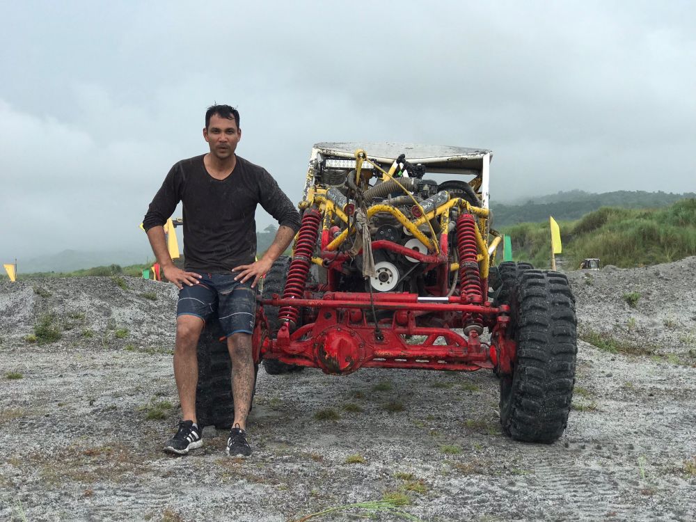 Hans poses next to an off-road 4X4 buggy. ― Picture courtesy of History Asia