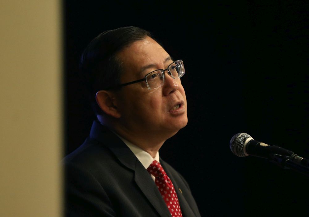Lim Guan Eng speaks during the Rehda Institute CEO Series 2018 at the Sunway Putra Hotel September 24, 2018. u00e2u20acu201d Picture by Razak Ghazali