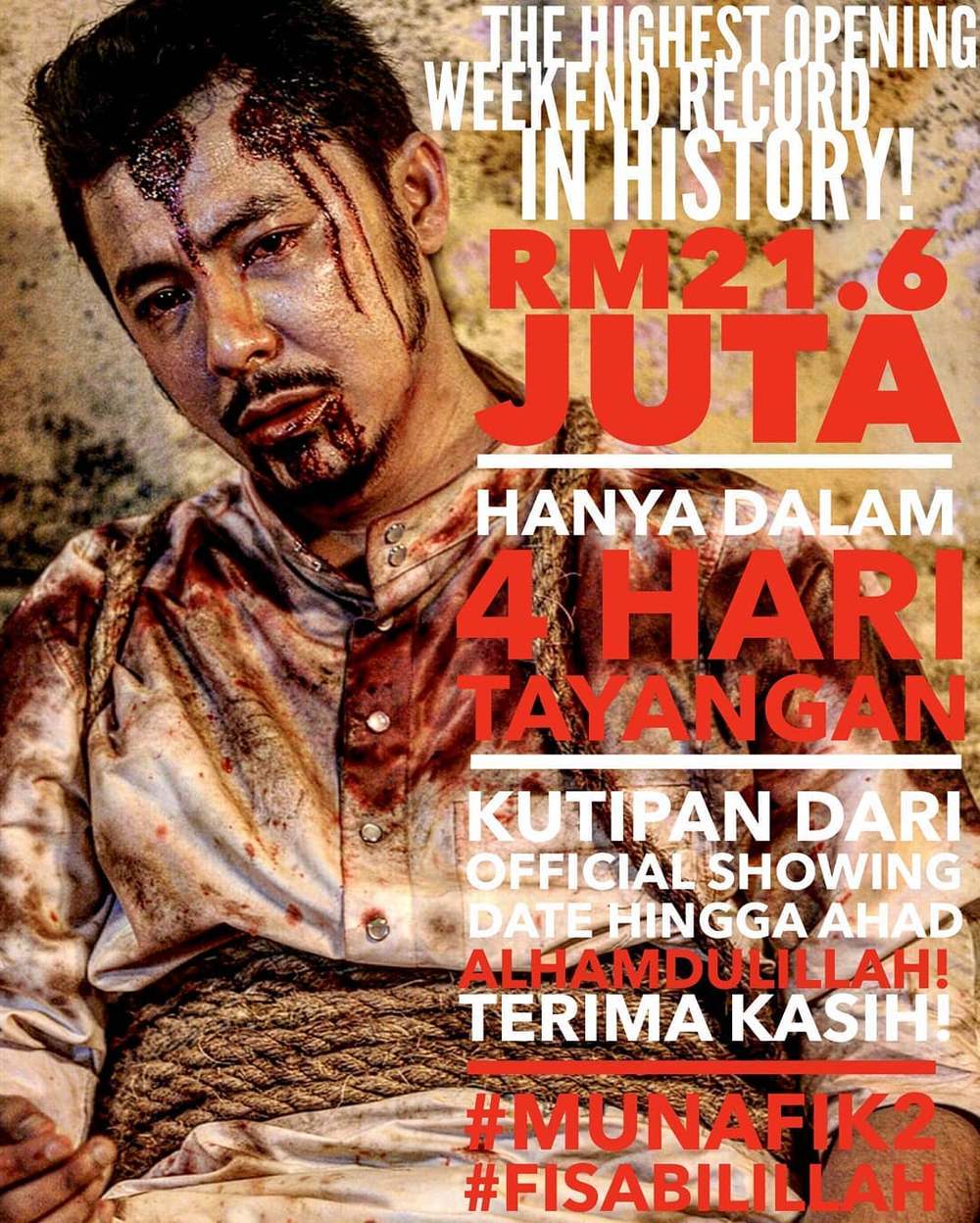 Director and actor Syamsul Yusof says filming for 'Munafik 3' is expected to begin next year. u00e2u20acu201d Instagram/Syamsul Yusof