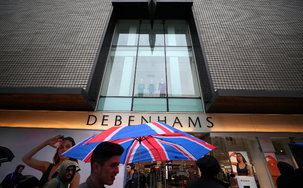 Shoppers walk past Debenhams on Oxford Street in central London April 2, 2018. u00e2u20acu201d Reuters pic