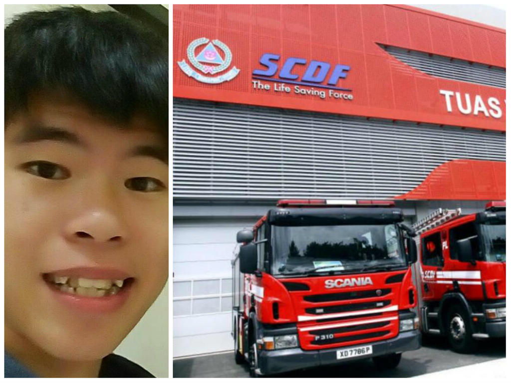 SCDF full-time National Serviceman Kok Yuen Chin was pushed into the well and drowned after several failed attempts to rescue him. u00e2u20acu201d Facebook/TODAY pic
