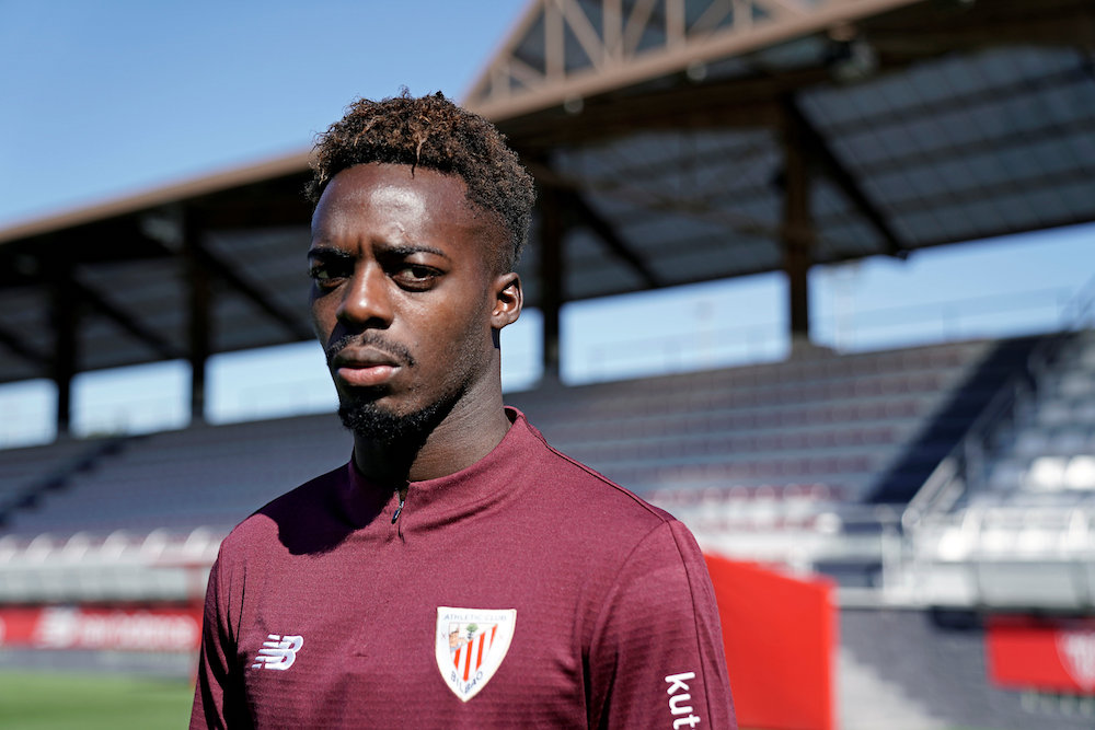 Athletic Bilbao player Inaki Williams takes part in a photographic session at Lezama training ground, near Bilbao  October 3, 2018. u00e2u20acu201d Reuters pic
