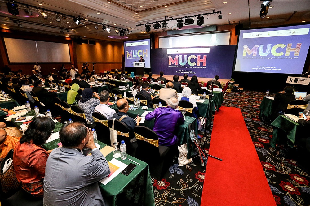 Attendees at the international conference on Managing Urban Cultural Heritage 2018 in George Town October 1, 2018. u00e2u20acu201d Picture by Sayuti Zainudin