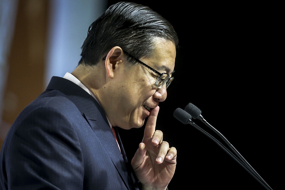 Finance Minister Lim Guan Eng delivers his speech during the Khazanah Megatrends Forum at the Mandarin Oriental in Kuala Lumpur October 8, 2018. u00e2u20acu201d Picture by Hari Anggara