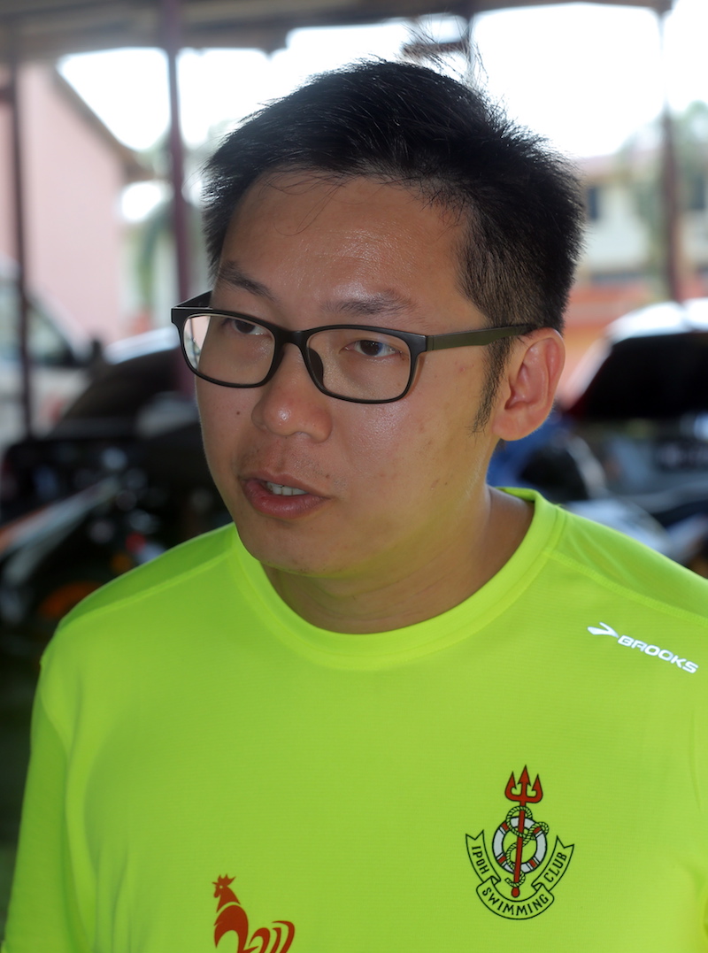 Lawyer Chong Kok Yew said he jumped at the first opportunity to join territorial army when he saw an advertisement in a vernacular daily. — Picture by Farhan Najib