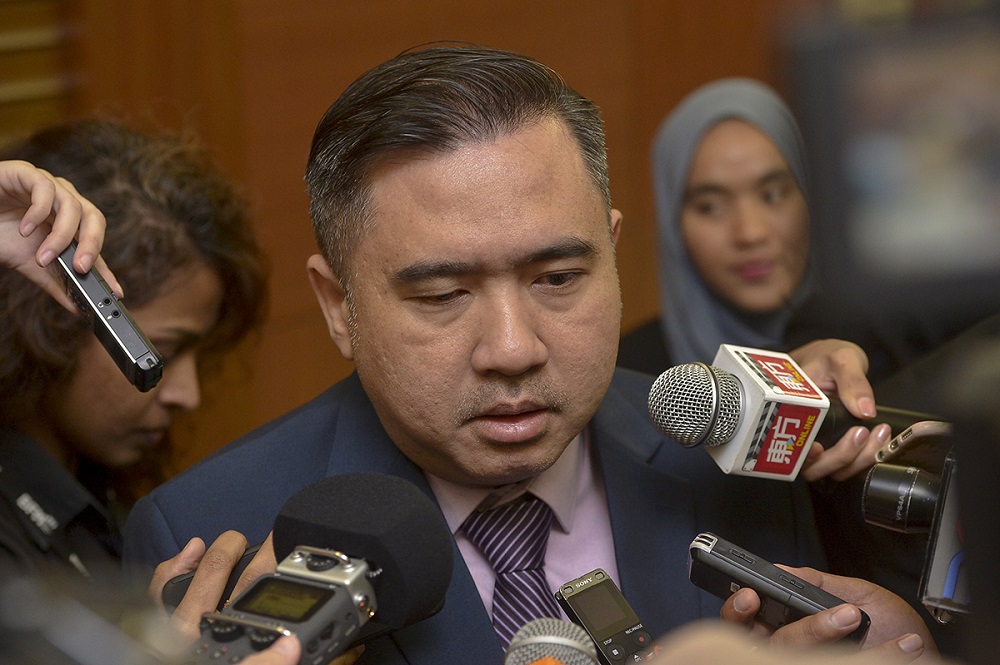 Transport Minister Anthony Loke speaks to the media at the Parliament in Kuala Lumpur October 17, 2018. u00e2u20acu201d Picture by Mukhriz Hazim 