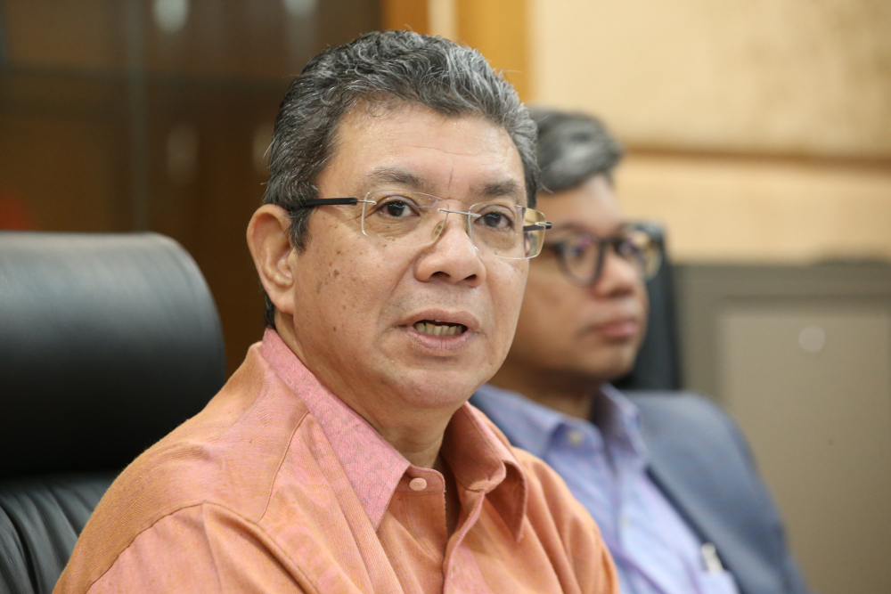 Datuk Saifuddin Abdullah speaks during a press conference at the Ministry of Foreign Affairs October 21, 2018. u00e2u20acu201d Picture by Azinuddin Ghazali