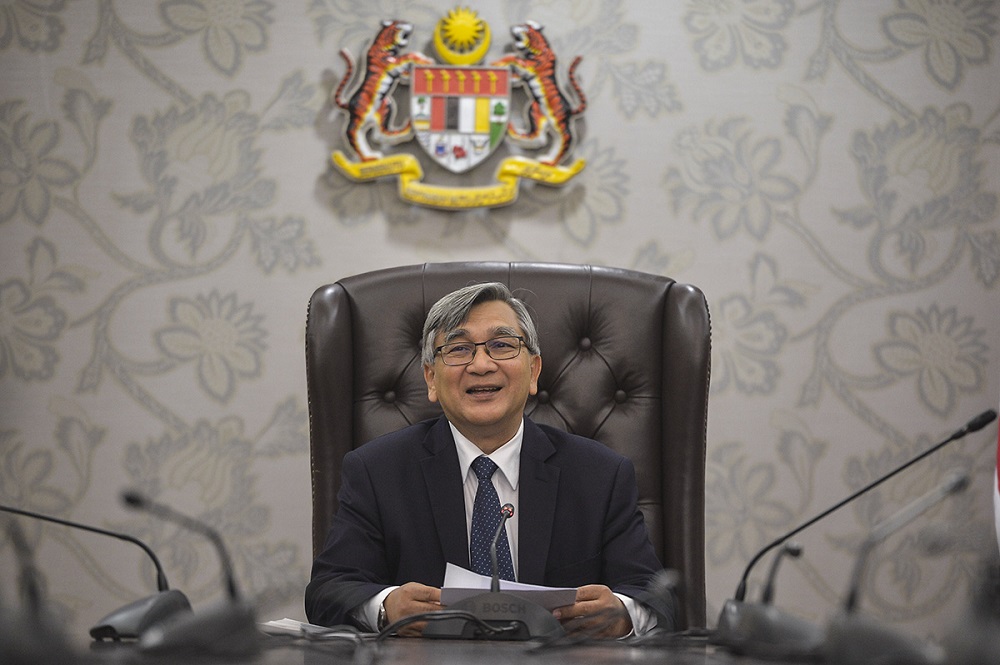 Speaker Datuk Mohamad Ariff Md Yusof at Parliament in Kuala Lumpur October 24, 2018. u00e2u20acu201d Picture by Mukhriz Hazim