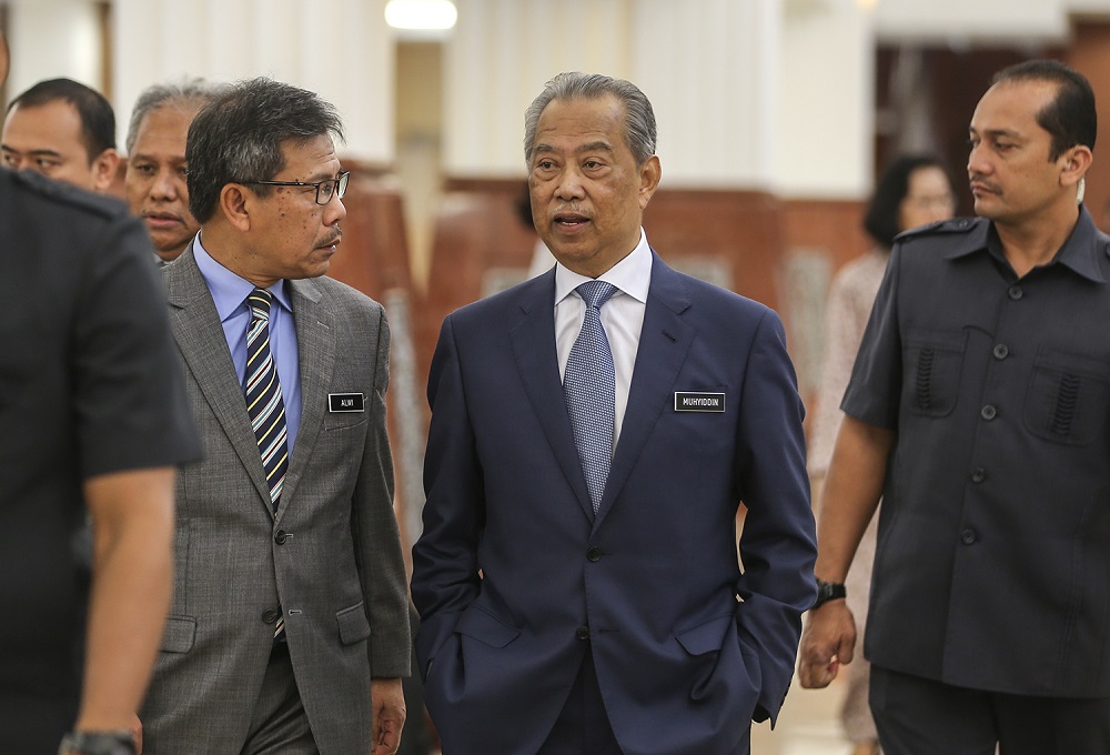 Home Minister Tan Sri Muhyiddin Yassin at Parliament in Kuala Lumpur October 24, 2018. u00e2u20acu201d Picture by Azneal Ishak