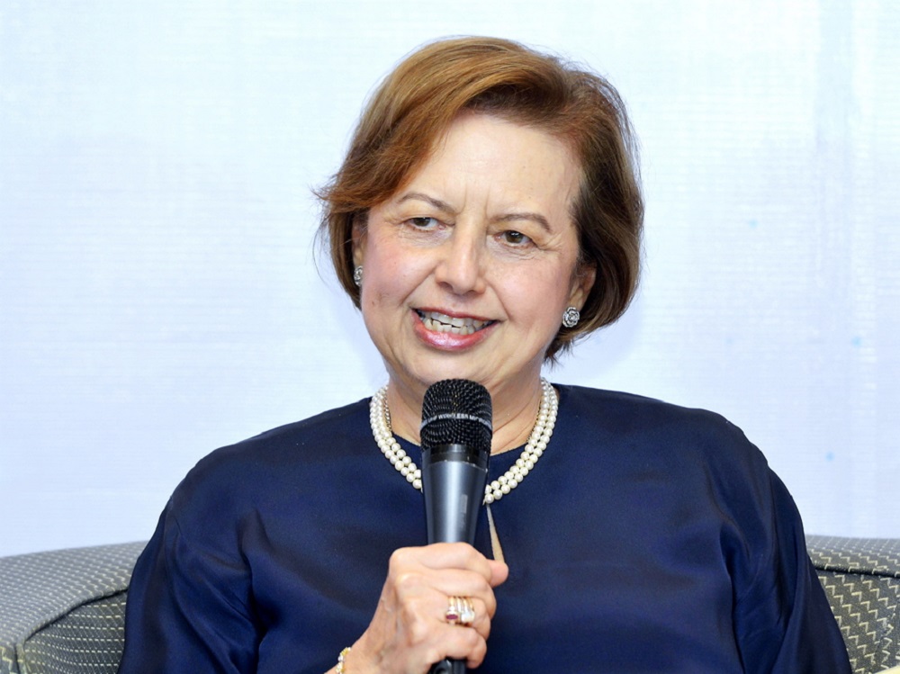 PNB Group chairman Tan Sri Zeti Akhtar Aziz speaks at the Youth Economic Forum 2018 at the Securities Commission in Kuala Lumpur October 27, 2018. u00e2u20acu201d Picture by Ham Abu Bakar