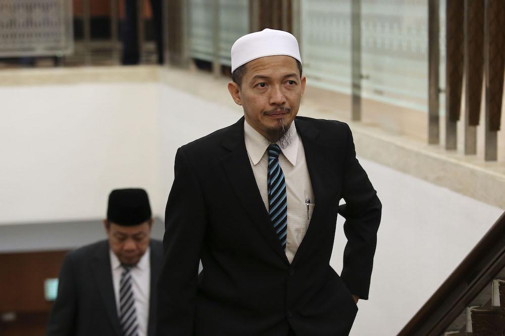 Nik Mohamad Abduh Nik Abdul Aziz attends Parliament in Kuala Lumpur October 31, 2018. u00e2u20acu201d Picture by Yusof Mat Isa