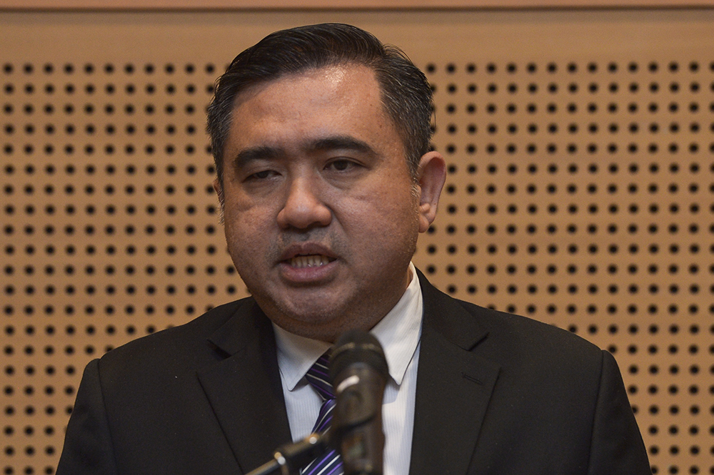 Transport Minister Anthony Loke Siew Fook speaks during a press conference in Putrajaya on October 31, 2018. u00e2u20acu201d Picture by Miera Zulyana