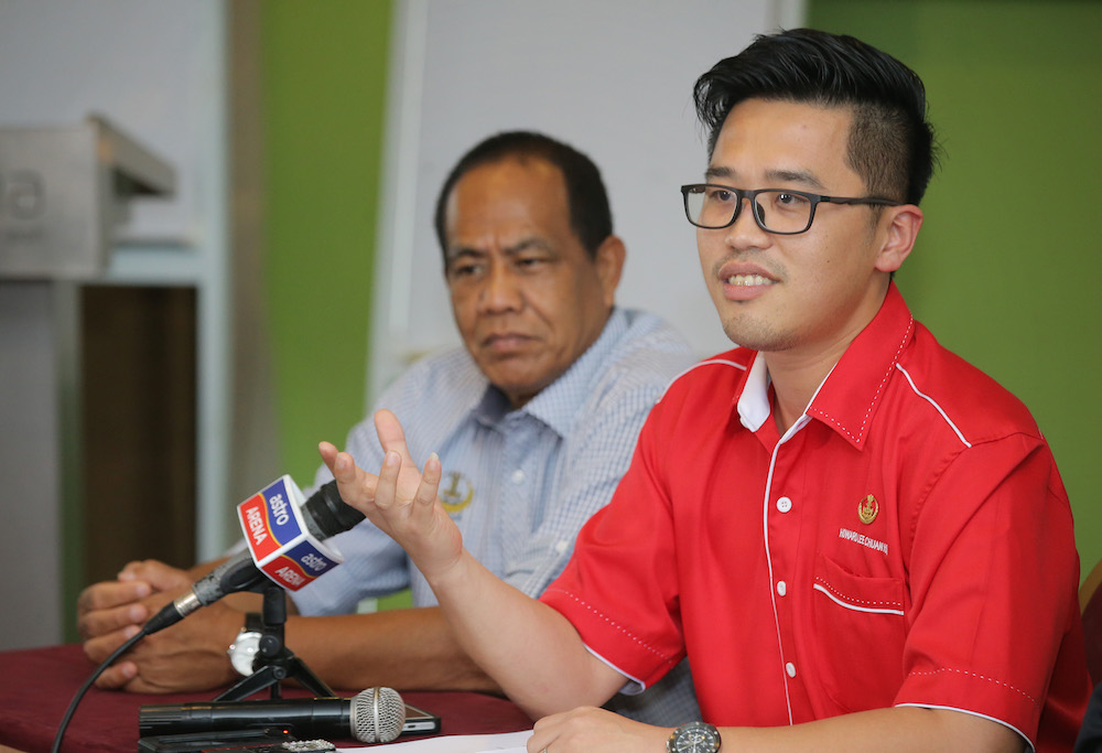 State Youth and Sports executive committee chairman Howard Lee says the Perak Judo athlete is clean despite failing a doping test. u00e2u20acu201d Picture by Marcus Pheong