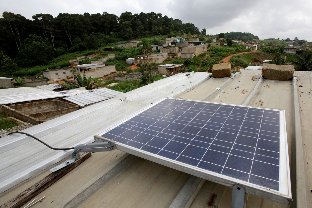 A solar panel is pictured on the roof of Jean-Noel Kouame's house, on the outer limits of the main city Abidjan's vast urban sprawl, Ivory Coast December 18, 2017. u00e2u20acu201d Reuters pic      