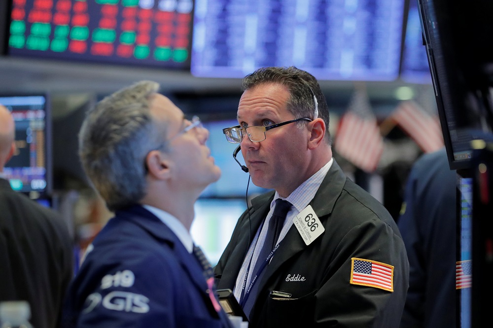 Traders work on the floor of the New York Stock Exchange in New York, October 3, 2018. u00e2u20acu201d Reuters pic
