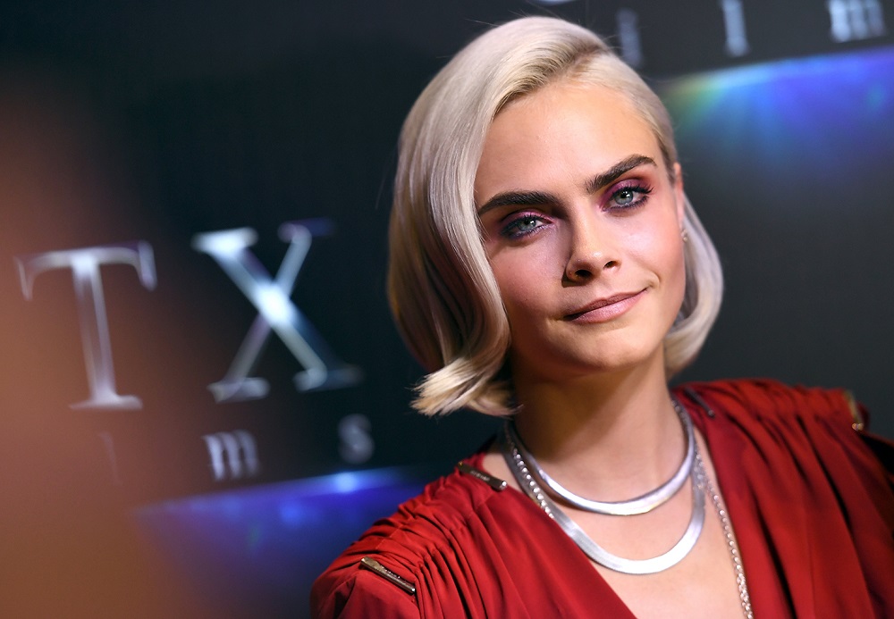Actress Cara Delevingne at STXfilms' 'The State of the Industry: Past, Present & Future' presentation during CinemaCon at Caesars Palace in 2017. u00e2u20acu201d AFP pic