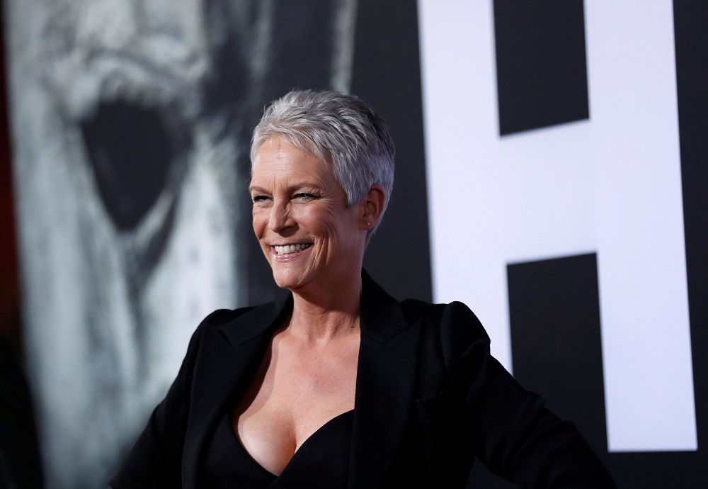 Cast member Jamie Lee Curtis poses at a premiere for the movie Halloween in Los Angeles, California, October 17, 2018. u00e2u20acu201d Reuters pic