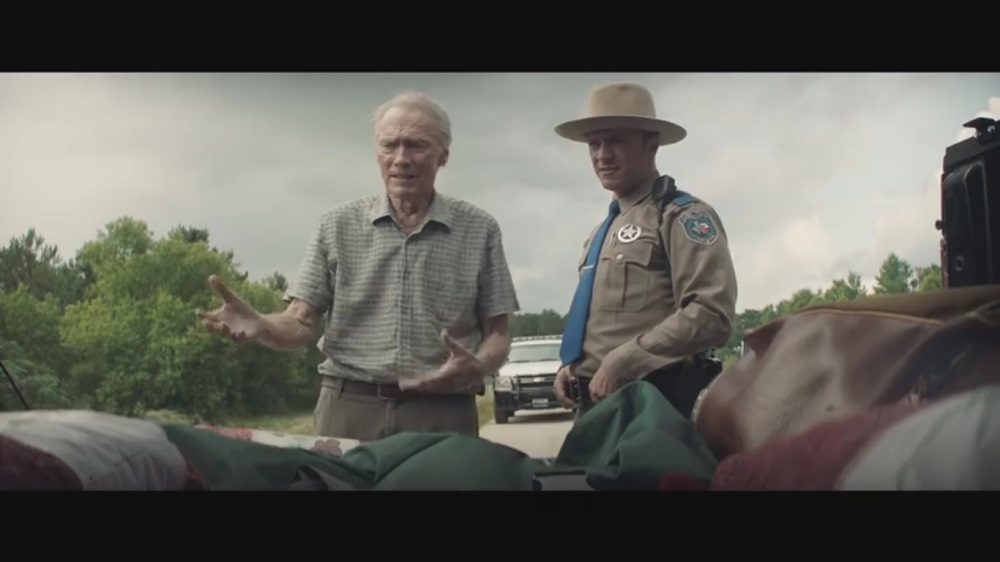 A screengrab from u00e2u20acu02dcThe Muleu00e2u20acu2122 that stars Clint Eastwood and Bradley Cooper among others.   