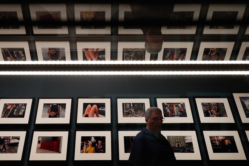 A visitor views the 'Collecting Photography: From Daguerreotype to Digital' exhibition opening the new photography centre at the Victoria and Albert (V&A) Museum in west London. u00e2u20acu201d AFP pic