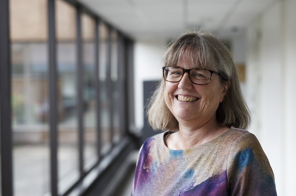 Professor Dr Donna Strickland poses for a portrait following a news conference at the University of Waterloo to field questions about her shared Nobel Prize in Physics in Waterloo, Canada October 2, 2018. u00e2u20acu201d AFP pic