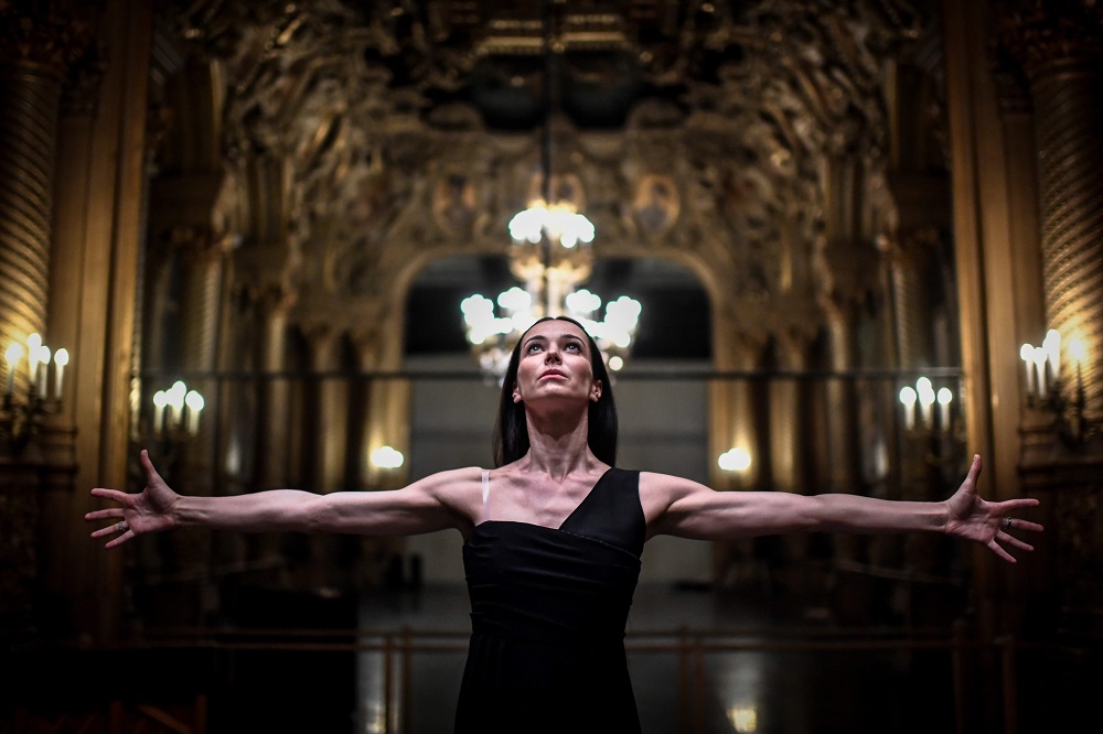 Russian star ballet dancer of the Mariinsky Theatre Diana Vishneva poses during a photo session at the Opera Garnier in Paris September 25, 2018. u00e2u20acu201d AFP pic 