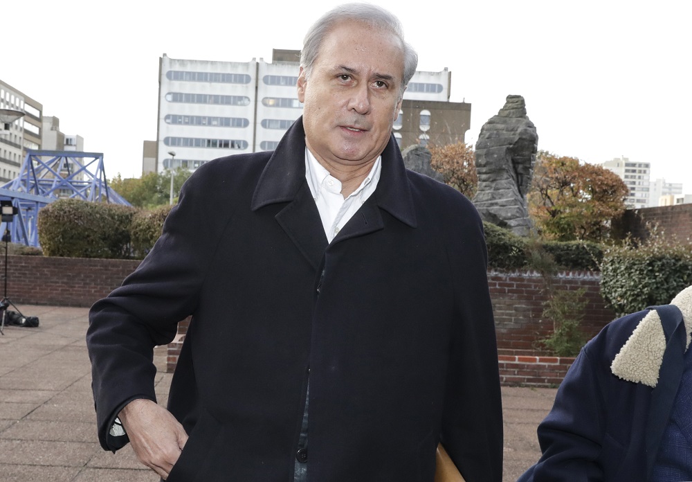 Former secretary of state of public function and mayor of Draveil, Georges Tron arrives for his trial at the courthouse of Bobigny, northeastern suburbs of Paris, on October 23, 2018. u00e2u20acu201d AFP pic