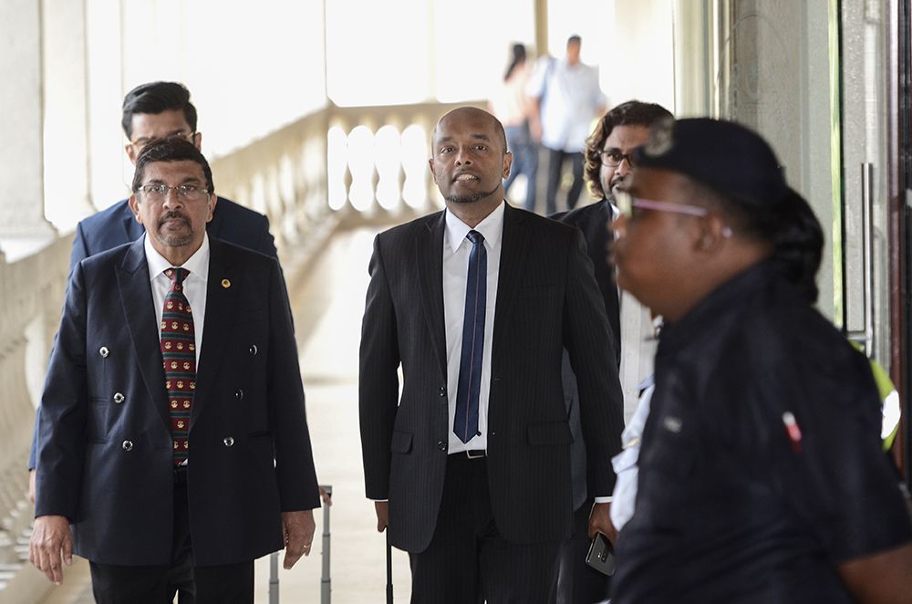 Datuk Geethan Ram Vincent stressed that whether Azam broke any rules was ‘all fact-centric’ or revolving around what actually happened when the company shares were purchased in 2015. — Picture by Miera Zulyana
