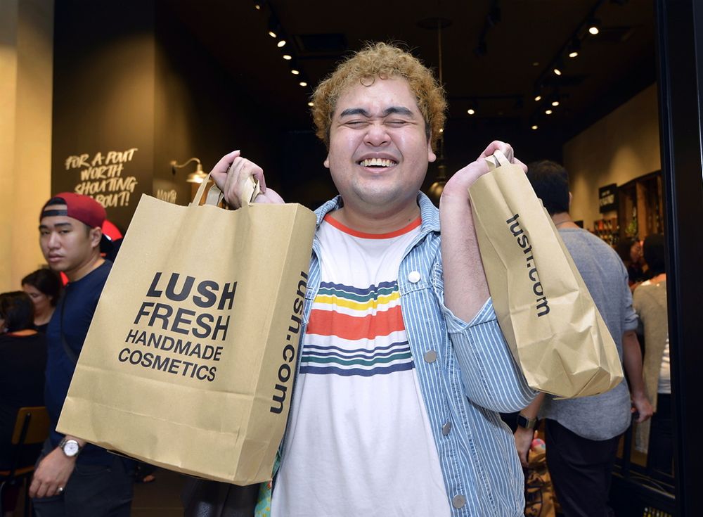 Lush devotee Iskandar Azani loves the reasonable pricing here.