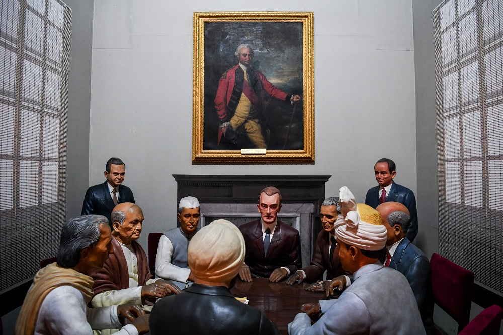 In this photograph taken on August 29, 2018, a rare painting of Robert Clive, a commander of British India in the mid-1700s, is displayed inside the Indian Presidentu00e2u20acu2122s House museum in New Delhi. u00e2u20acu201d AFP pic 