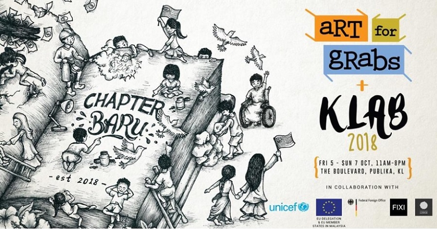 The Art For Grabs and KL Alternative Bookfest 2018 will be held at Boulevard, Publika Shopping Gallery. u00e2u20acu201d Picture courtesy of Art For Grabs