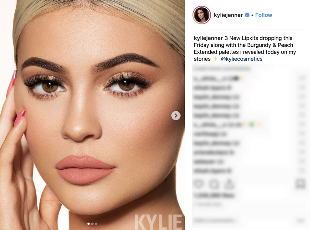 Kylie Jenner Instagram 2018. u00e2u20acu201d AFP pic