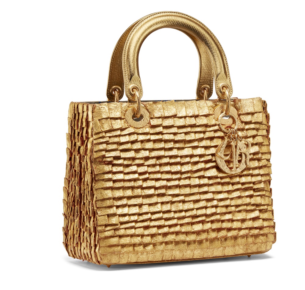 Olga de Amaral created a Lady Dior bag embroidered all over with cotton leaves, hand-finished in 24-carat gold. Metal jewellery elements finished in 24-carat gold and hand hammered. u00e2u20acu201d AFP pic