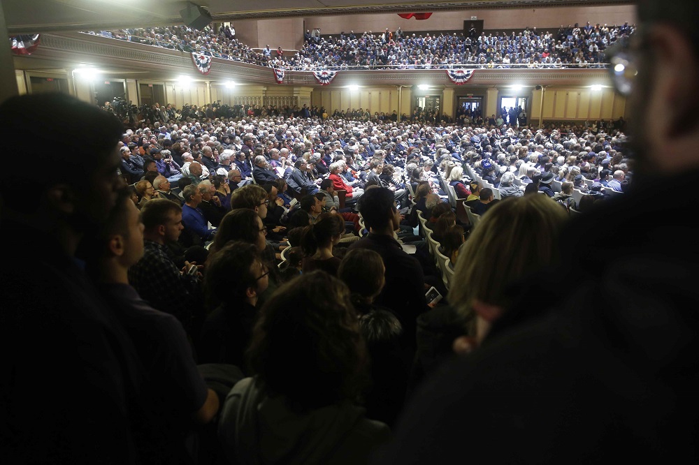 Mourners fill a memorial service at the Sailors and Soldiers Memorial Hall of the University of Pittsburgh, a day after 11 worshippers were shot dead at a synagogue in Pittsburgh, Pennsylvania, October 28, 2018. u00e2u20acu201d Reuters pic