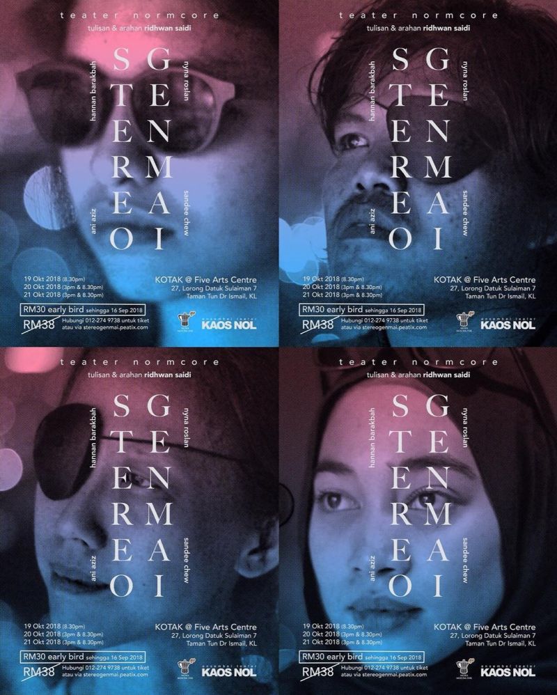 Based on Ridhwan Saidi’s third novel, Stereo Genmai centres around a novelist in search of his missing fictional character. — Instagram/Ridhwan Saidi