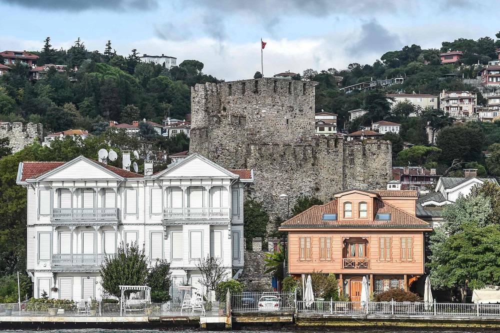 This photograph taken on September 28, 2018, shows a general view of waterside mansions on the Bosphorus River coast on the Asian side of Istanbul. u00e2u20acu201d AFP pic 