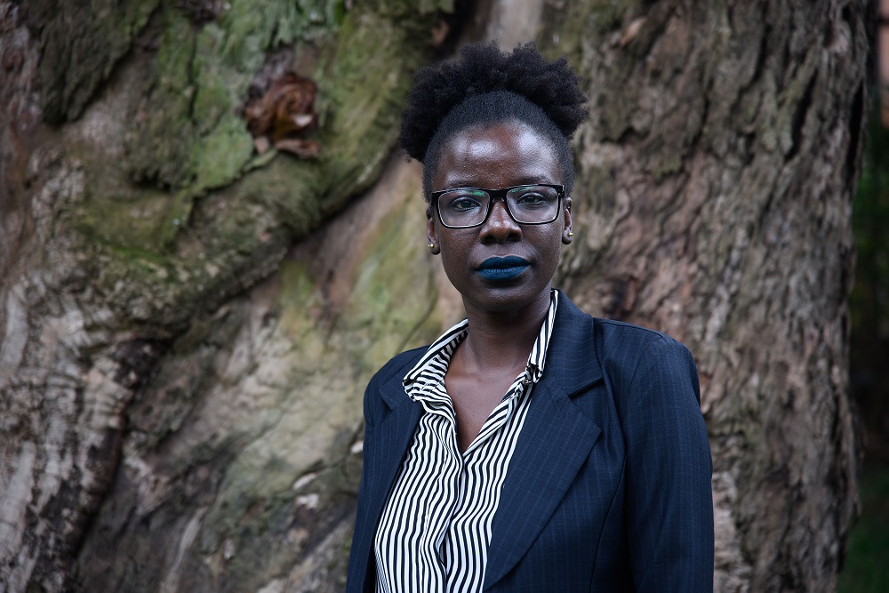 Ugandau00e2u20acu2122s lawyer and activist, Monica Godiva Akullo, poses for a photograph in Kampala October 4, 2018. u00e2u20acu201d AFP pic  