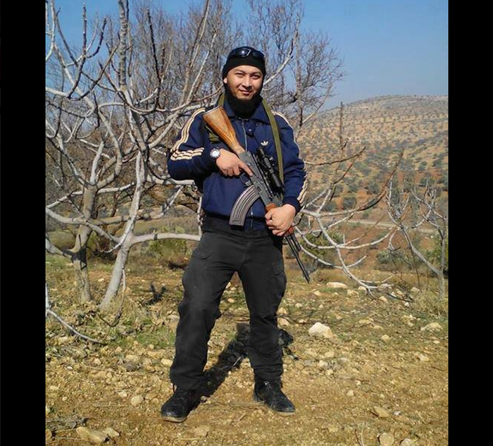 Akel Zainal, of the now defunct 1990s rock band The Ukays, has been part of a militant movement in Syria since 2014. u00e2u20acu201d Picture via Facebook