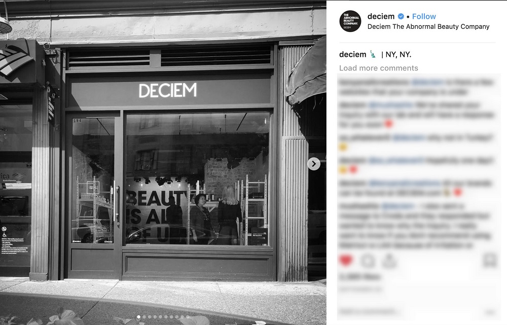 A screengrab from Deciemu00e2u20acu2122s Instagram account. u00e2u20acu201d AFP pic      