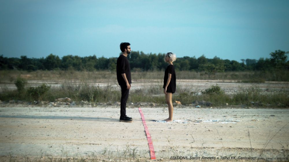 Talah KK and Tsa Meerau00e2u20acu2122s digital print and video explore feelings and the past, present and future lives of two individuals. u00e2u20acu201d Picture courtesy of Shalini Ganendra Advisory