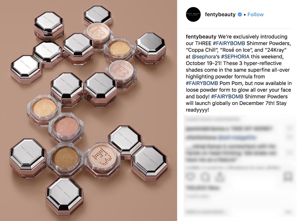 A screengrab from Fenty Beauty on Instagram. u00e2u20acu201d AFP pic