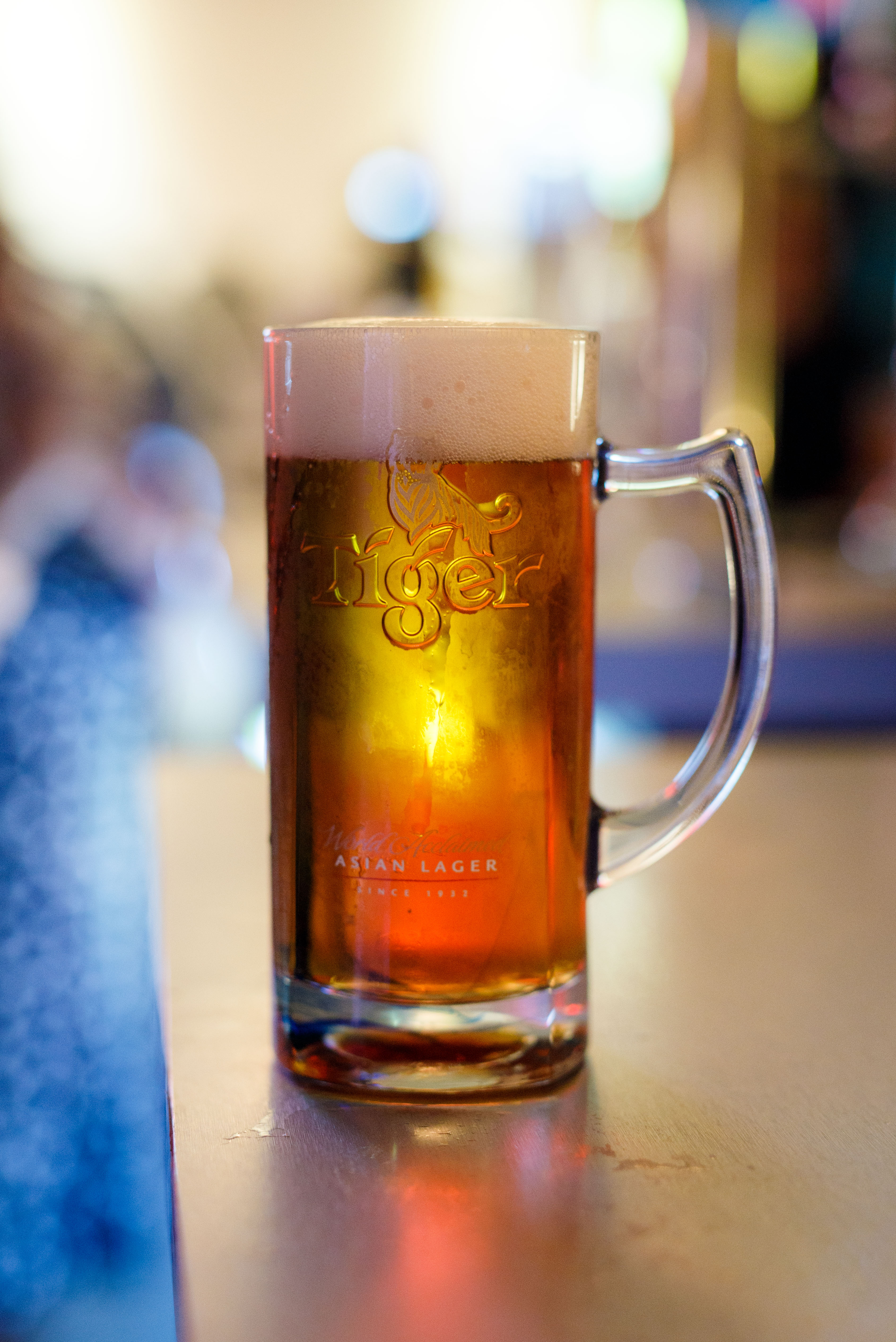 The Tiger Amber Lager is a special festival beer.
