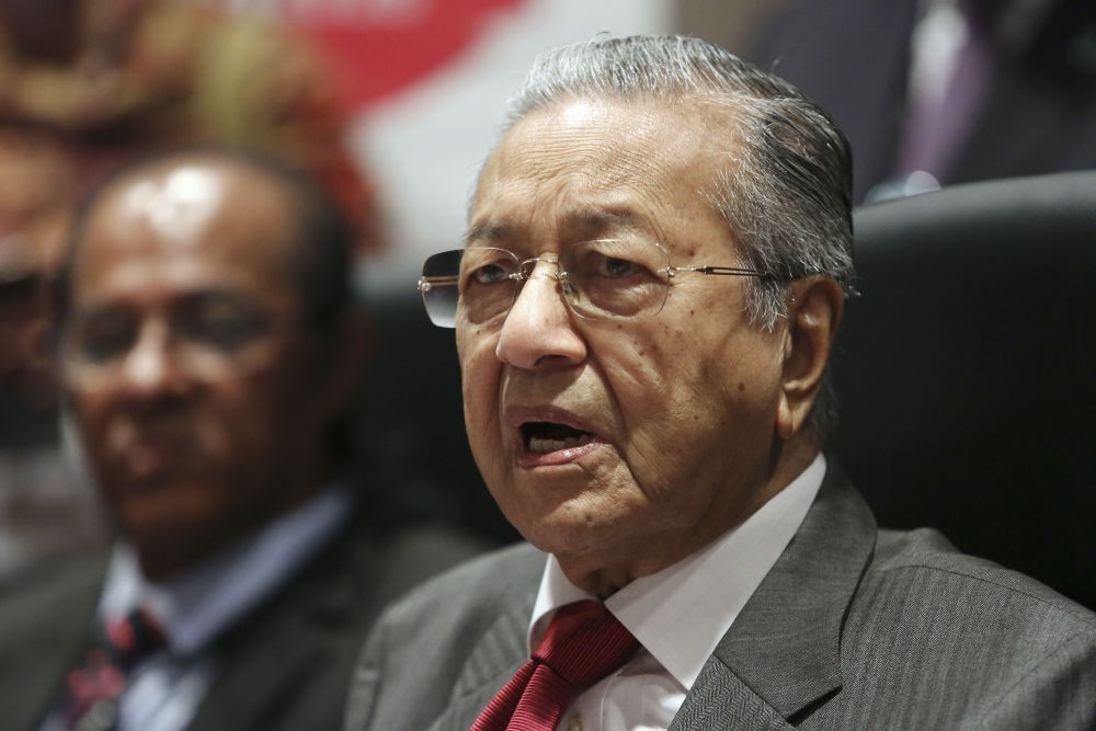 Prime Minister Tun Dr Mahathir Mohamad speaks during a press conference in Kuala Lumpur October 30, 2018. u00e2u20acu2022 Picture by Yusof Mat Isa