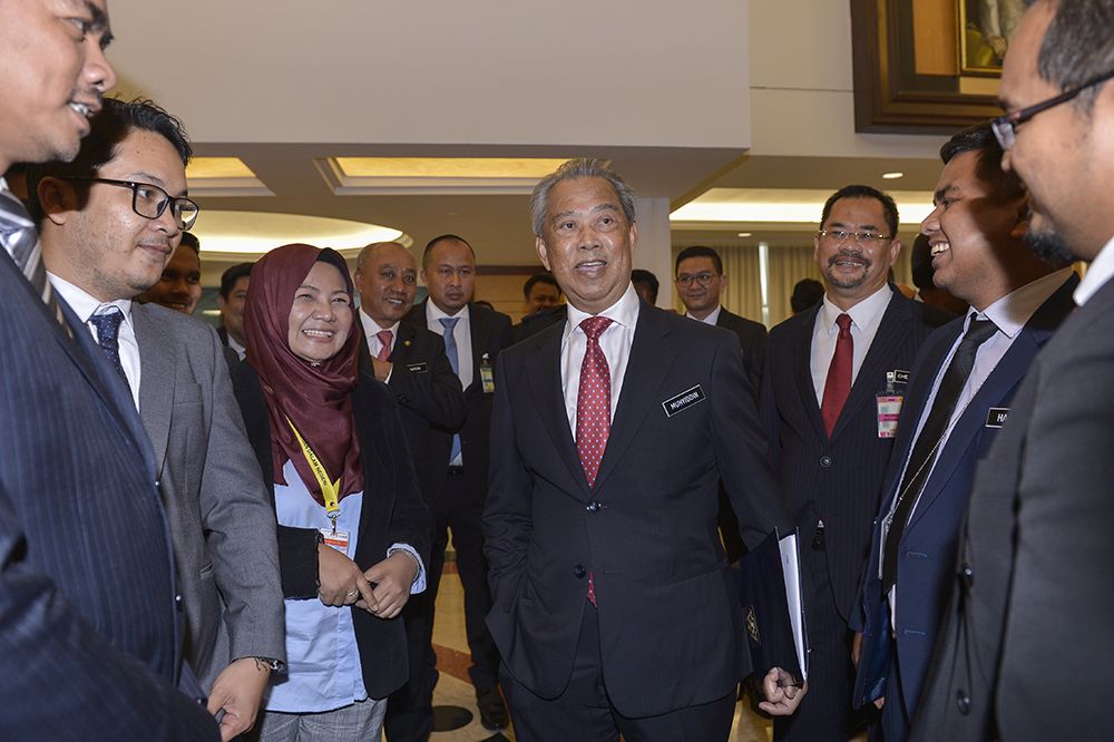 Tan Sri Muhyiddin Yassin is pictured in Parliament in Kuala Lumpur October 30, 2018. u00e2u20acu201d Picture by Miera Zulyana