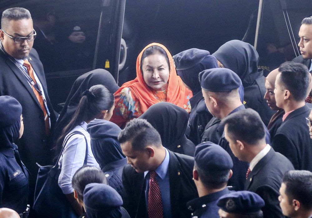Datin Seri Rosmah Mansor arrives at the Kuala Lumpur Court Complex October 4, 2018. u00e2u20acu2022 Picture by Firdaus Latif